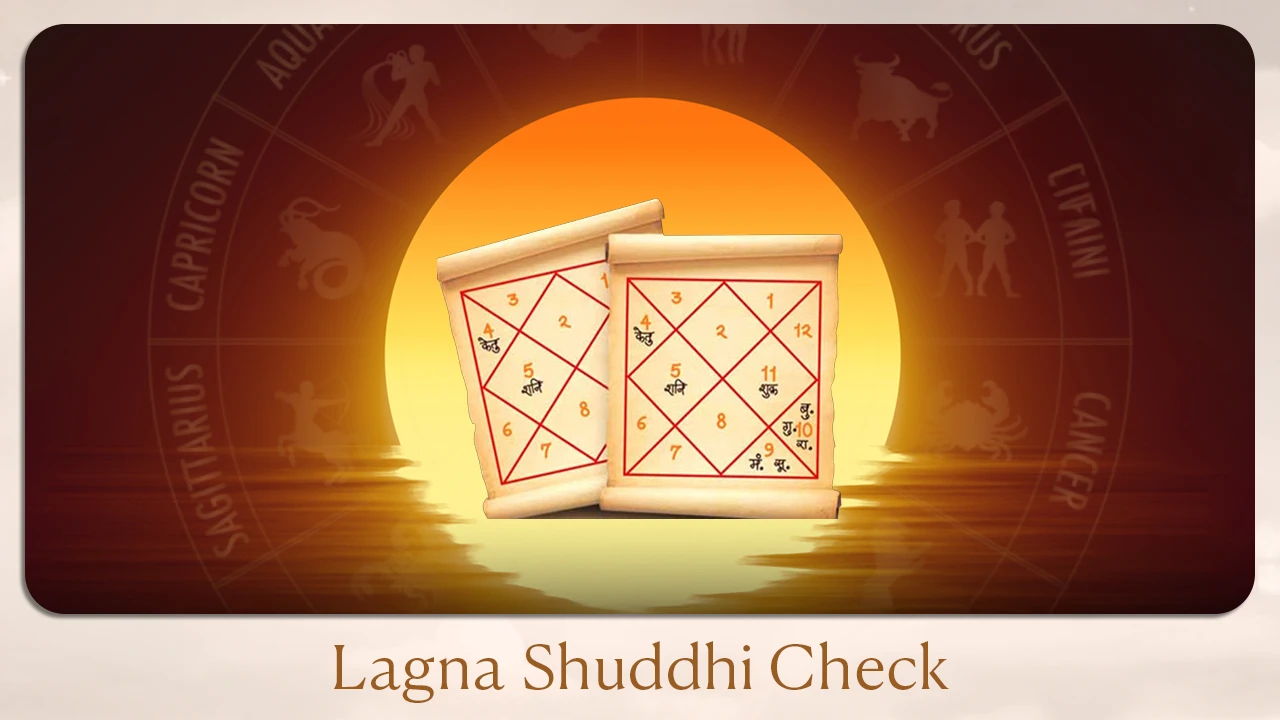 Lagna shuddhi check